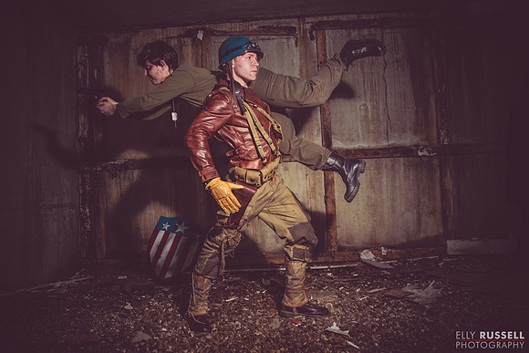 Captain America and Bucky