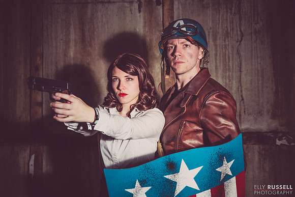 Captain America (Winter Soldier) and Agent Carter